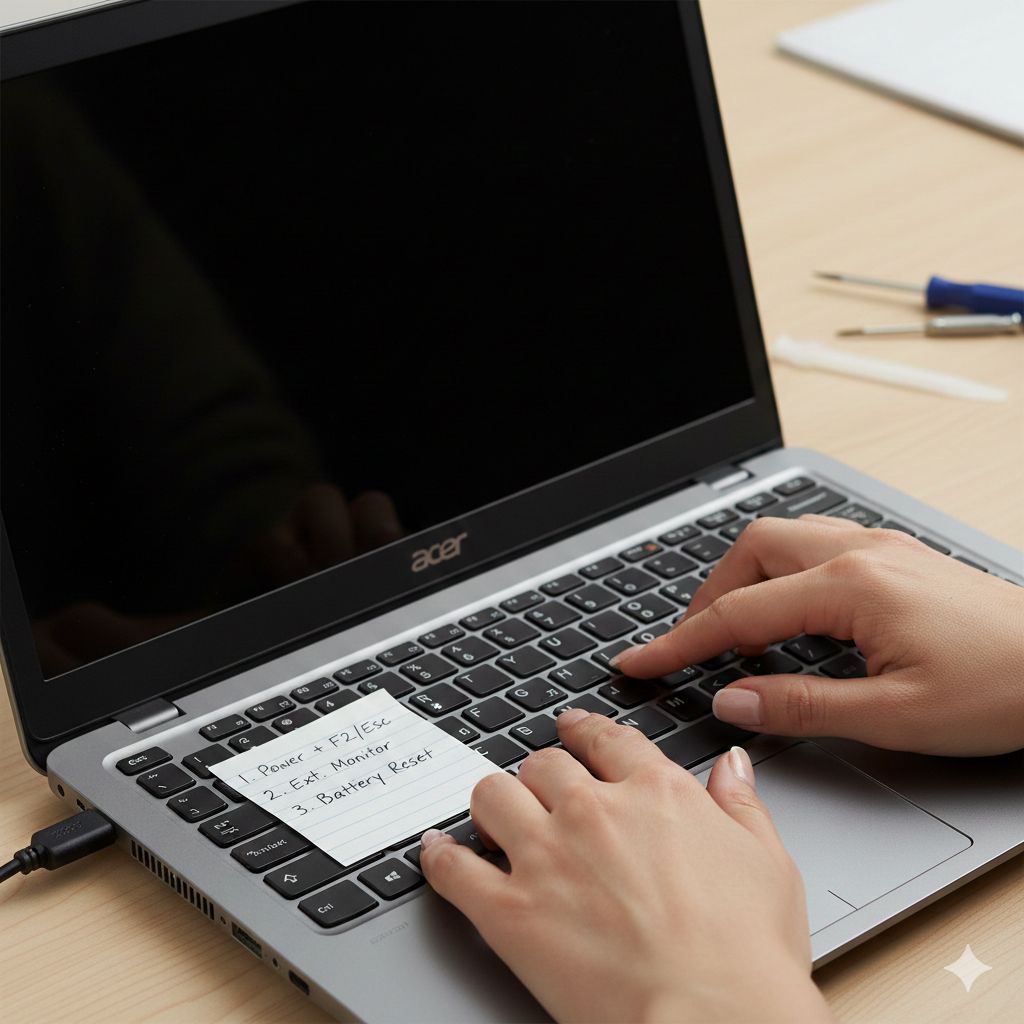 What to Do If Your Acer Laptop Screen is Black