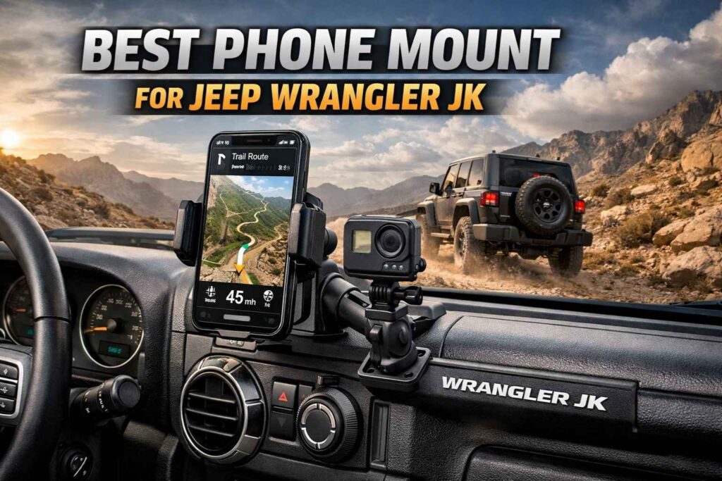 ✅ 6 Best Phone Mount for Jeep Wrangler JK 19 Best Phone Mount for Jeep Wrangler JK 1